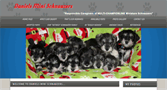 Desktop Screenshot of danielsminischnauzers.com